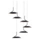 Royyo LED 12 inch Matte black Pendant Ceiling Light